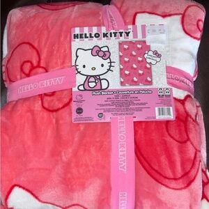 Hello Kitty Pink Bow Twin Size Blanket